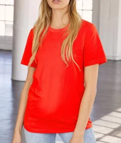 Nayked Apparel T-Shirts>Women'S Ridiculously Soft Relaxed Fit 100% Cotton T-Shirt | Classic