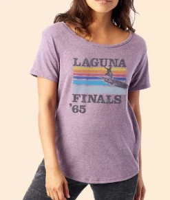 Nayked Apparel T-Shirts>Women'S Ridiculously Soft Graphic Vintage Oversized Tee | Laguna Finals