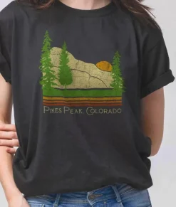 Nayked Apparel T-Shirts>Women'S Ridiculously Soft Graphic Tee | Pike'S Peak
