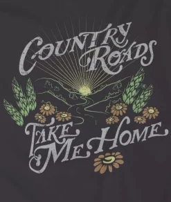 Nayked Apparel T-Shirts>Women'S Ridiculously Soft Graphic Tee | Country Roads