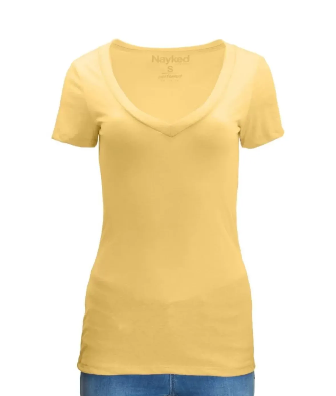 Nayked Apparel T-Shirts>Women'S Ridiculously Soft Midweight V-Neck T-Shirt