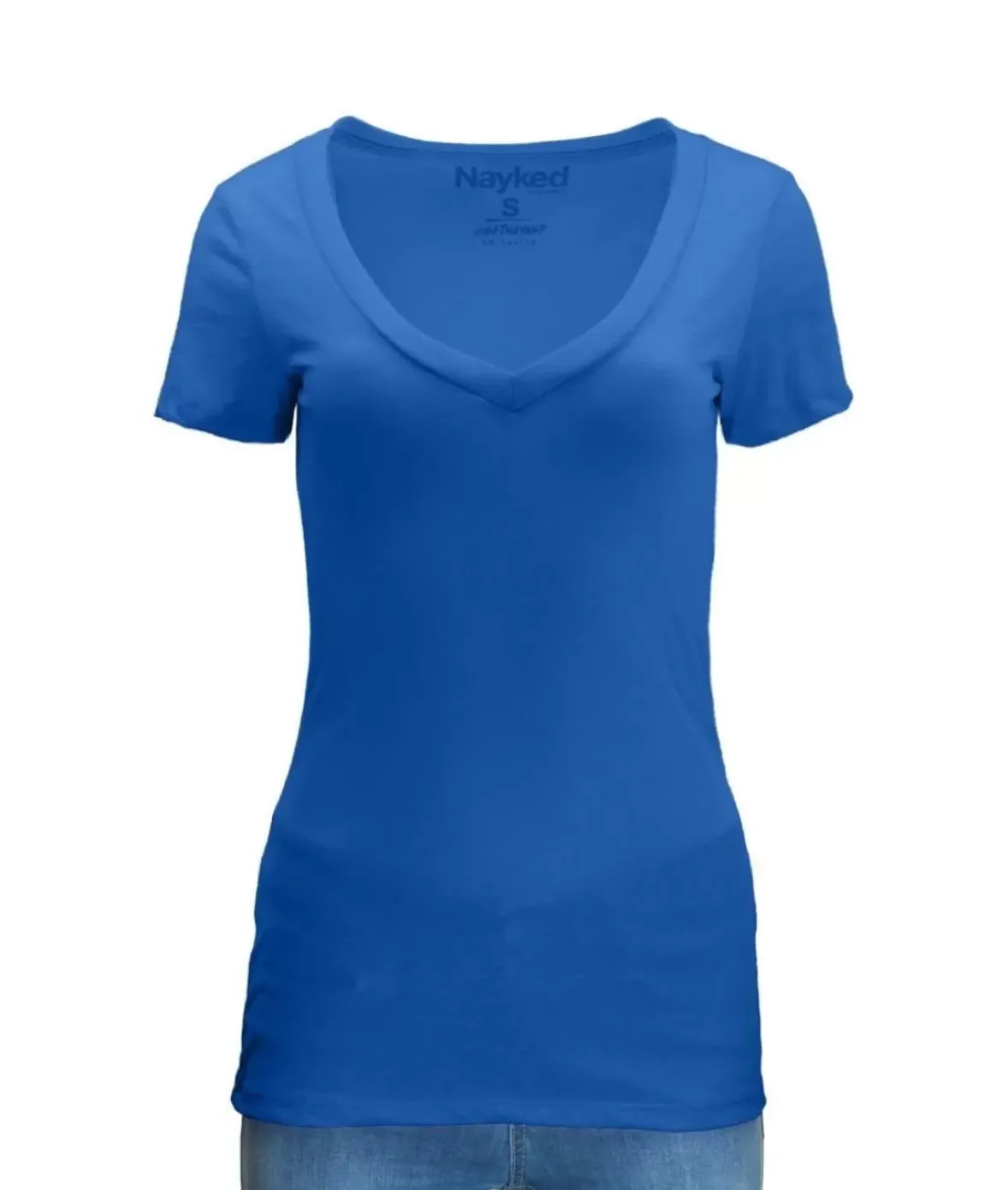 Nayked Apparel T-Shirts>Women'S Ridiculously Soft Midweight V-Neck T-Shirt