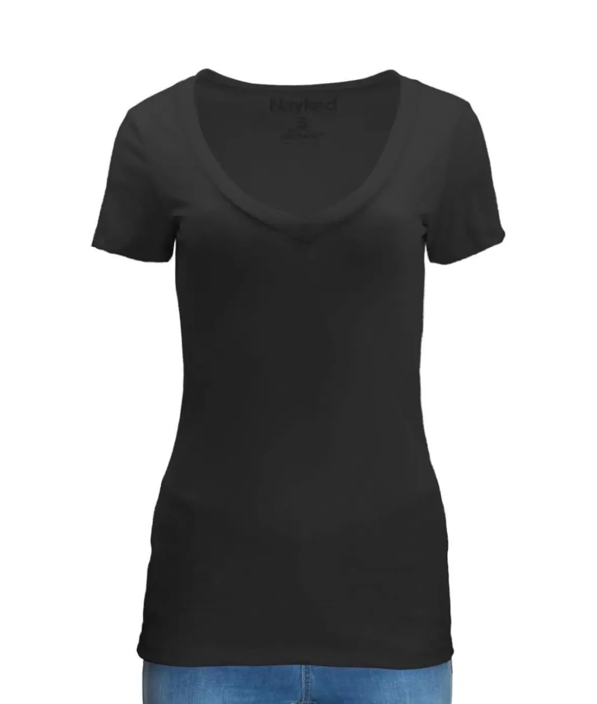 Nayked Apparel T-Shirts>Women'S Ridiculously Soft Midweight V-Neck T-Shirt