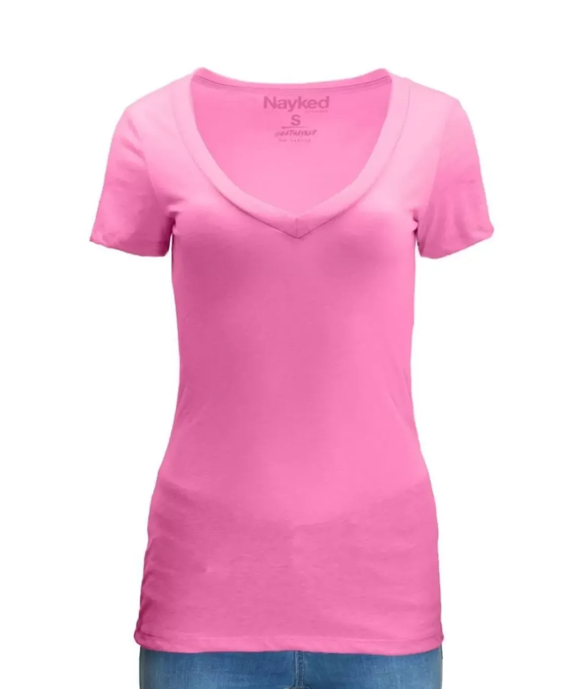 Nayked Apparel T-Shirts>Women'S Ridiculously Soft Midweight V-Neck T-Shirt