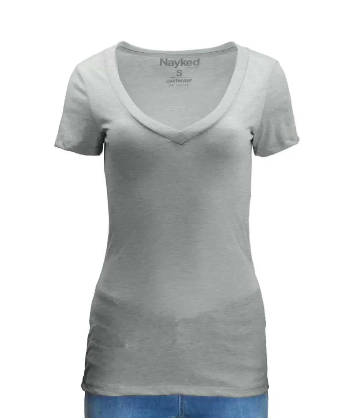 Nayked Apparel T-Shirts>Women'S Ridiculously Soft Midweight V-Neck T-Shirt