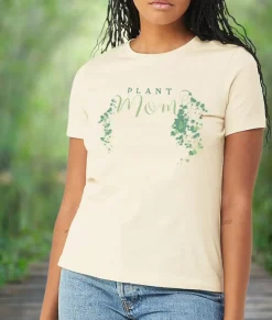Nayked Apparel T-Shirts>Women'S Ridiculously Soft Lightweight Graphic Tee | Plant Mom