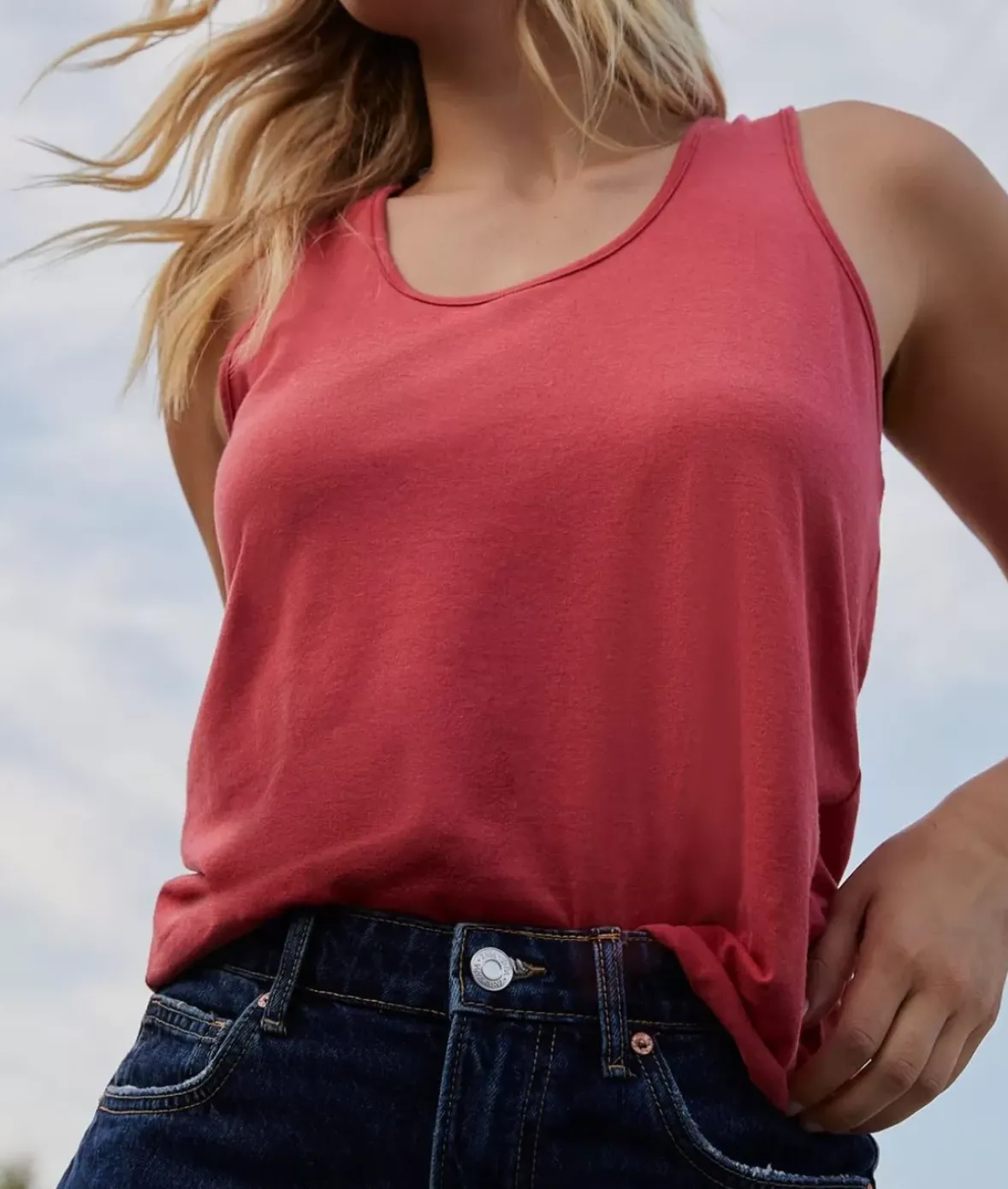 Nayked Apparel Tank Tops>Women'S Ridiculously Soft Modal Recycled Tank