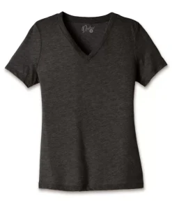Nayked Apparel Tops>Women'S Ridiculously Soft Relaxed Fit Lightweight V-Neck T-Shirt
