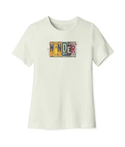 Nayked Apparel Tops>Women'S Ridiculously Soft Cotton Graphic Tee | Wander