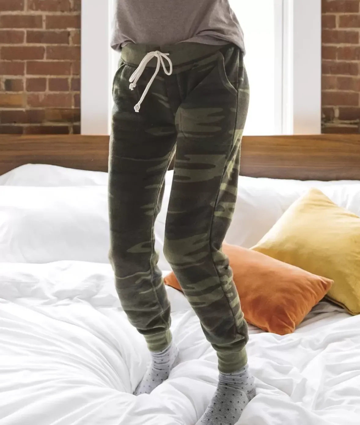 Nayked Apparel Bottoms Skirts & Dresses>Women'S Ridiculously Soft Vintage Recycled Softest Fleece Joggers