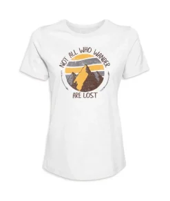 Nayked Apparel T-Shirts>Women'S Ridiculously Soft Graphic Tee | Not All Who Wander Are Lost