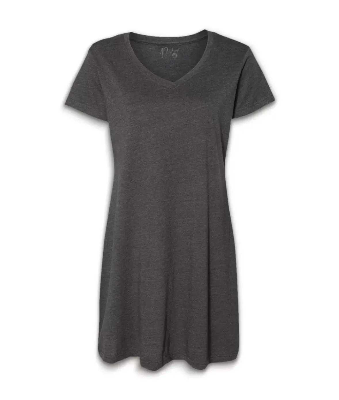 Nayked Apparel Bottoms Skirts & Dresses>Women'S Ridiculously Soft V-Neck T-Shirt Dress