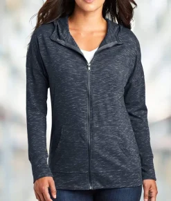 Nayked Apparel Athleisure>Women'S Ridiculously Soft Lightweight Full-Zip Hoodie