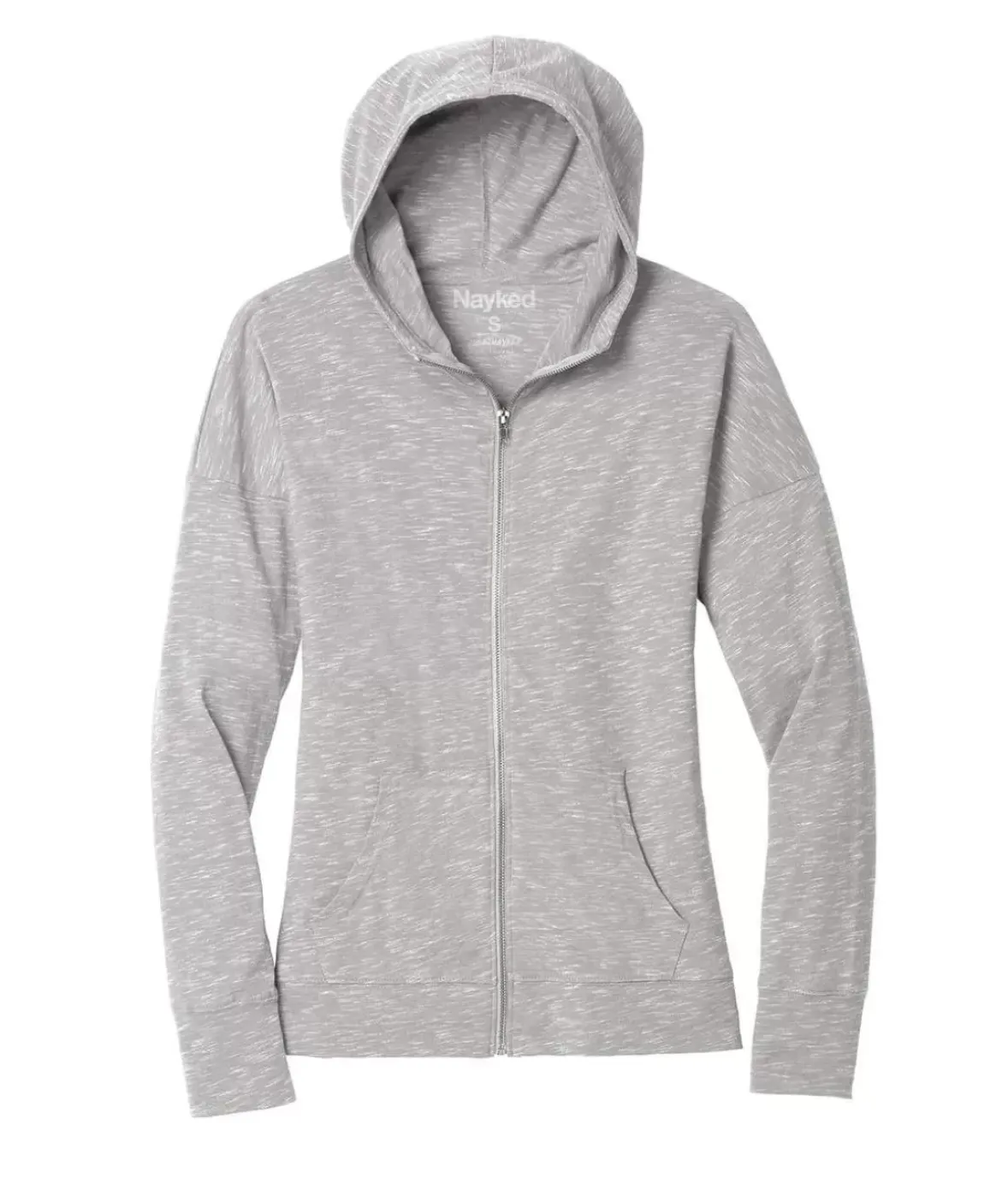 Nayked Apparel Athleisure>Women'S Ridiculously Soft Lightweight Full-Zip Hoodie