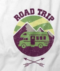 Nayked Apparel Tops>Women'S Ridiculously Soft Graphic Tee | Road Trip