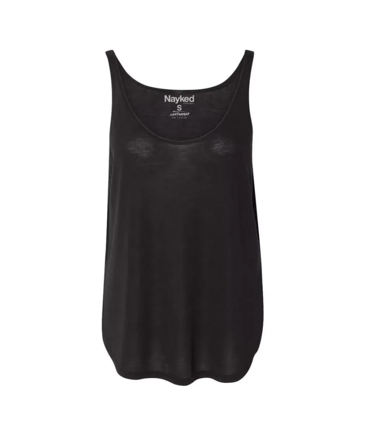 Nayked Apparel Tops>Women'S Ridiculously Soft Lightweight Flowy Tank Top With Side Slits