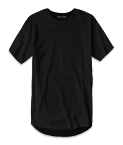 Nayked Apparel T-Shirts>Women'S Ridiculously Soft Oversized Curved Hem Long Tee