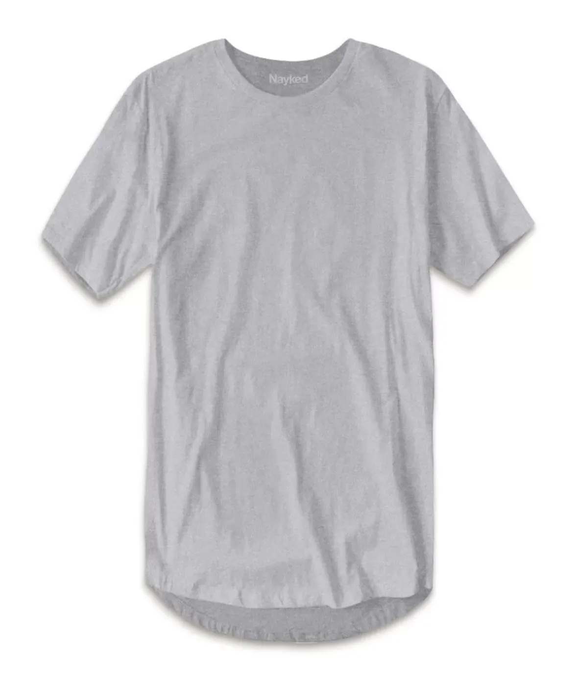 Nayked Apparel Tops>Women'S Ridiculously Soft Oversized Curved Hem Long Tee