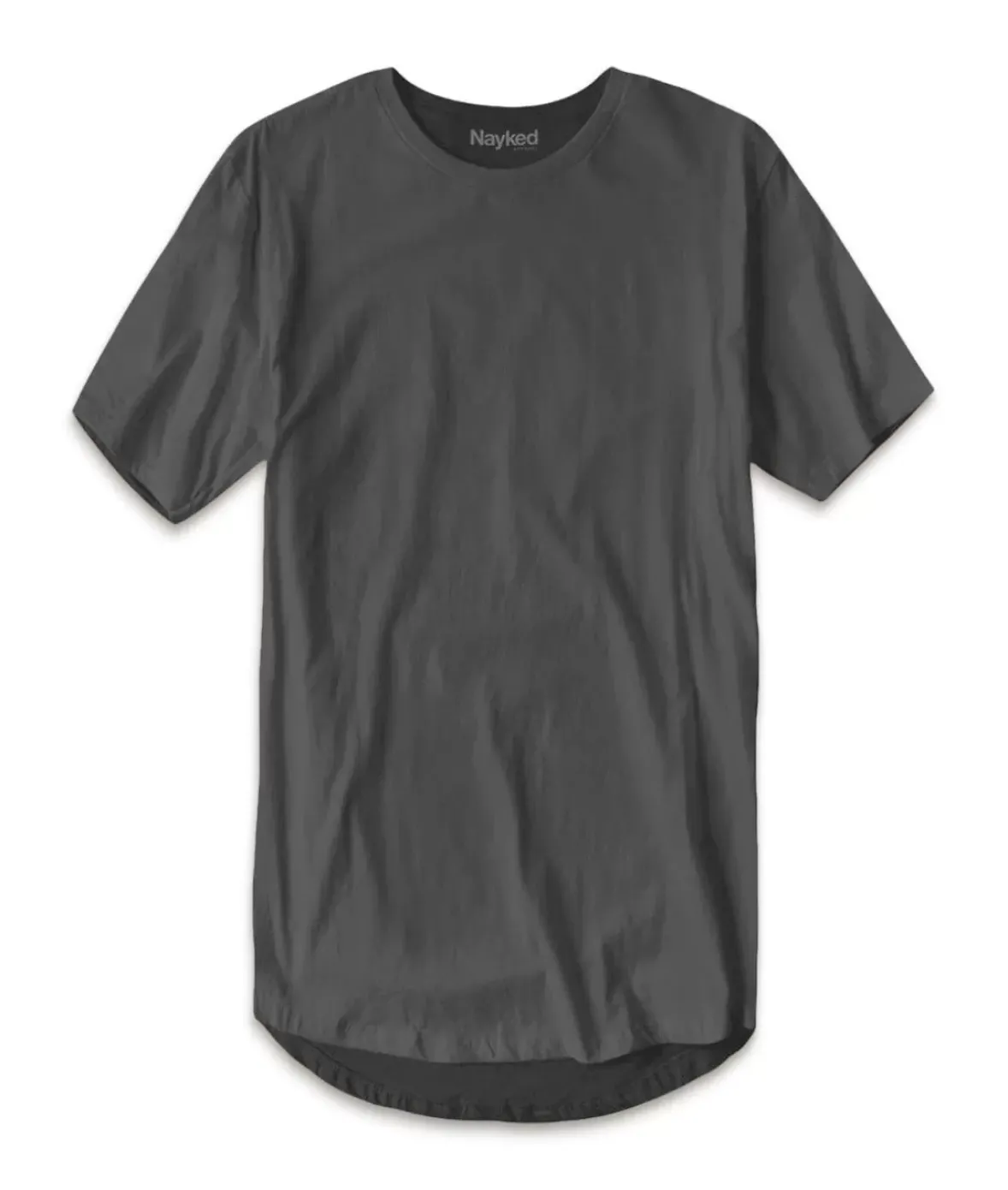 Nayked Apparel Tops>Women'S Ridiculously Soft Oversized Curved Hem Long Tee