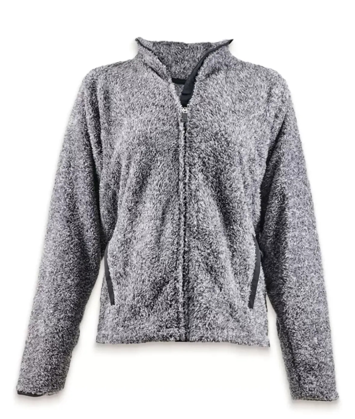 Nayked Apparel Tops>Women'S Ridiculously Soft Shag Sherpa Full-Zip Jacket