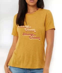Nayked Apparel T-Shirts>Women'S Ridiculously Soft Lightweight Graphic T-Shirt | Strong Women