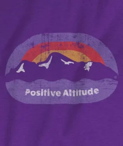 Nayked Apparel Tops>Women'S Ridiculously Soft 100% Cotton Graphic Tee | Positive Altitude