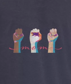 Nayked Apparel Tops>Women'S Ridiculously Soft Midweight Graphic Tee | Mom Signed