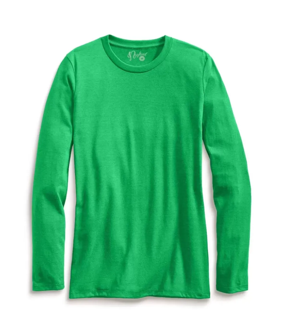 Nayked Apparel Tops>Women'S Ridiculously Soft Recycled Lightweight Long Sleeve T-Shirt