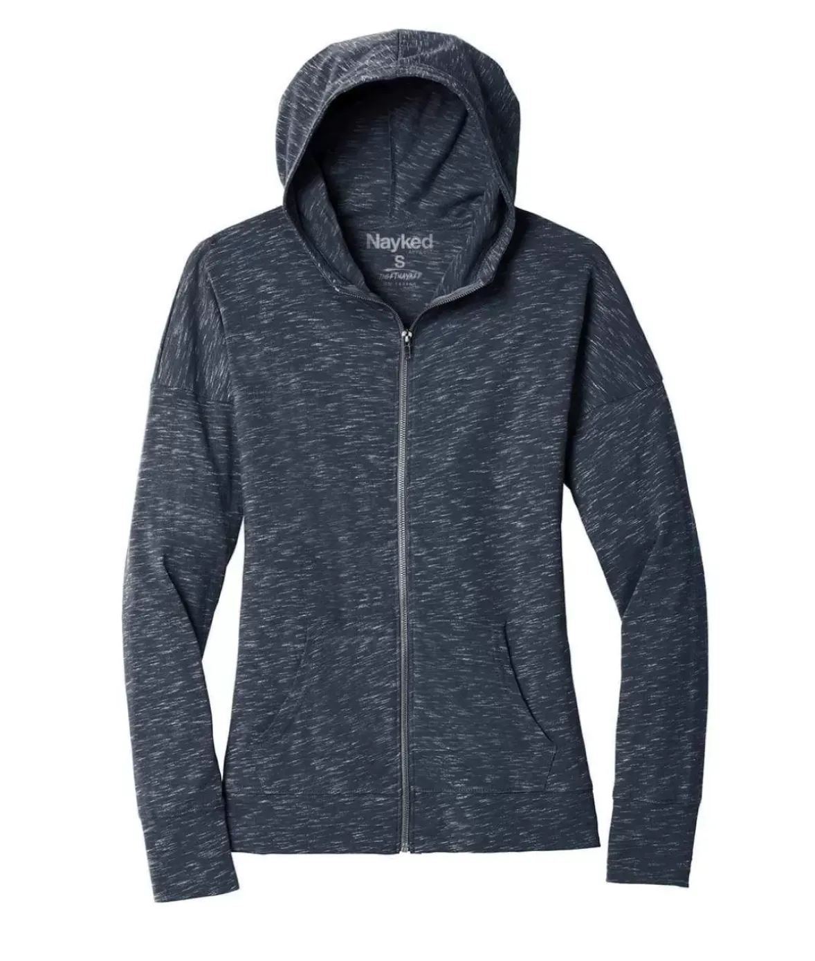 Nayked Apparel Outerwear>Women'S Ridiculously Soft Lightweight Full-Zip Hoodie