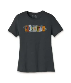Nayked Apparel T-Shirts>Women'S Ridiculously Soft Lightweight Graphic Tee | Wild & Free