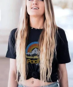 Nayked Apparel T-Shirts>Women'S Ridiculously Soft Graphic Tee | Pacific Northwest