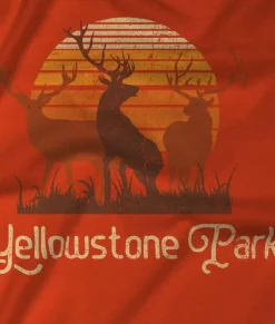 Nayked Apparel Tops>Women'S Ridiculously Soft Graphic Tee | Yellowstone Park