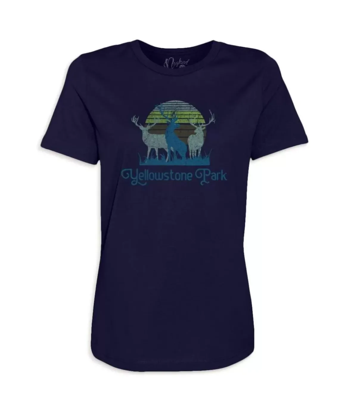 Nayked Apparel Tops>Women'S Ridiculously Soft Graphic Tee | Yellowstone Park