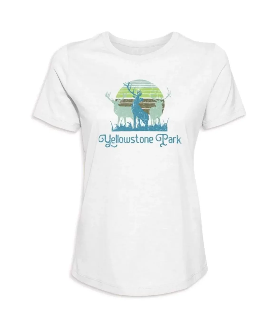 Nayked Apparel Tops>Women'S Ridiculously Soft Graphic Tee | Yellowstone Park