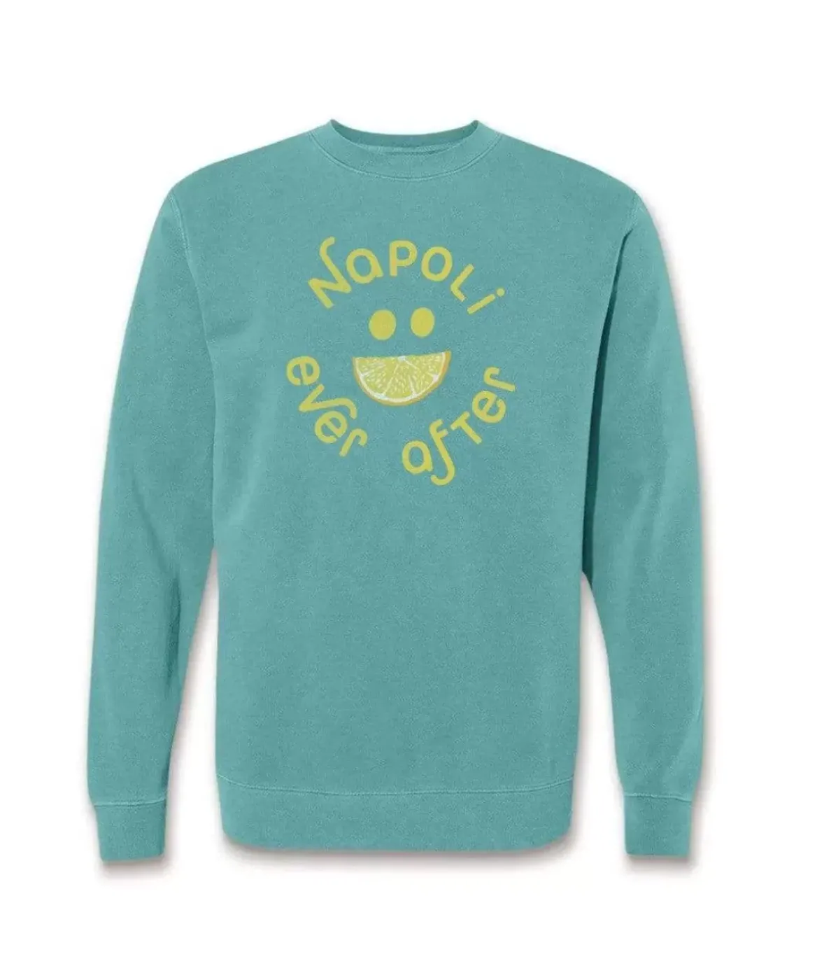 Nayked Apparel Tops>Women'S Ridiculously Soft Fleece Graphic Pullover Sweatshirt | Napoli Ever After