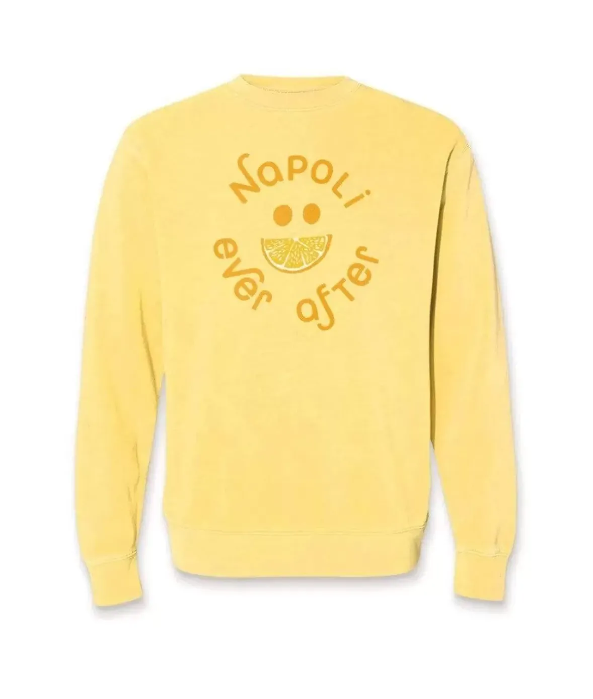 Nayked Apparel Tops>Women'S Ridiculously Soft Fleece Graphic Pullover Sweatshirt | Napoli Ever After