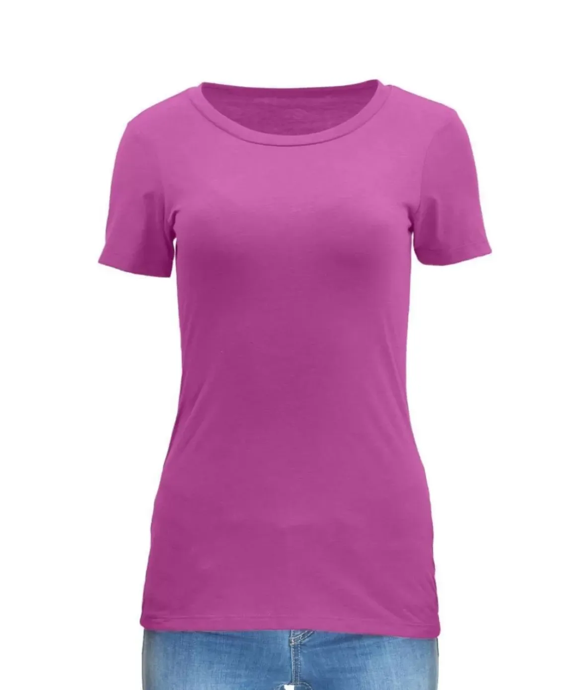 Nayked Apparel T-Shirts>Women'S Ridiculously Soft Midweight Crew Neck T-Shirt