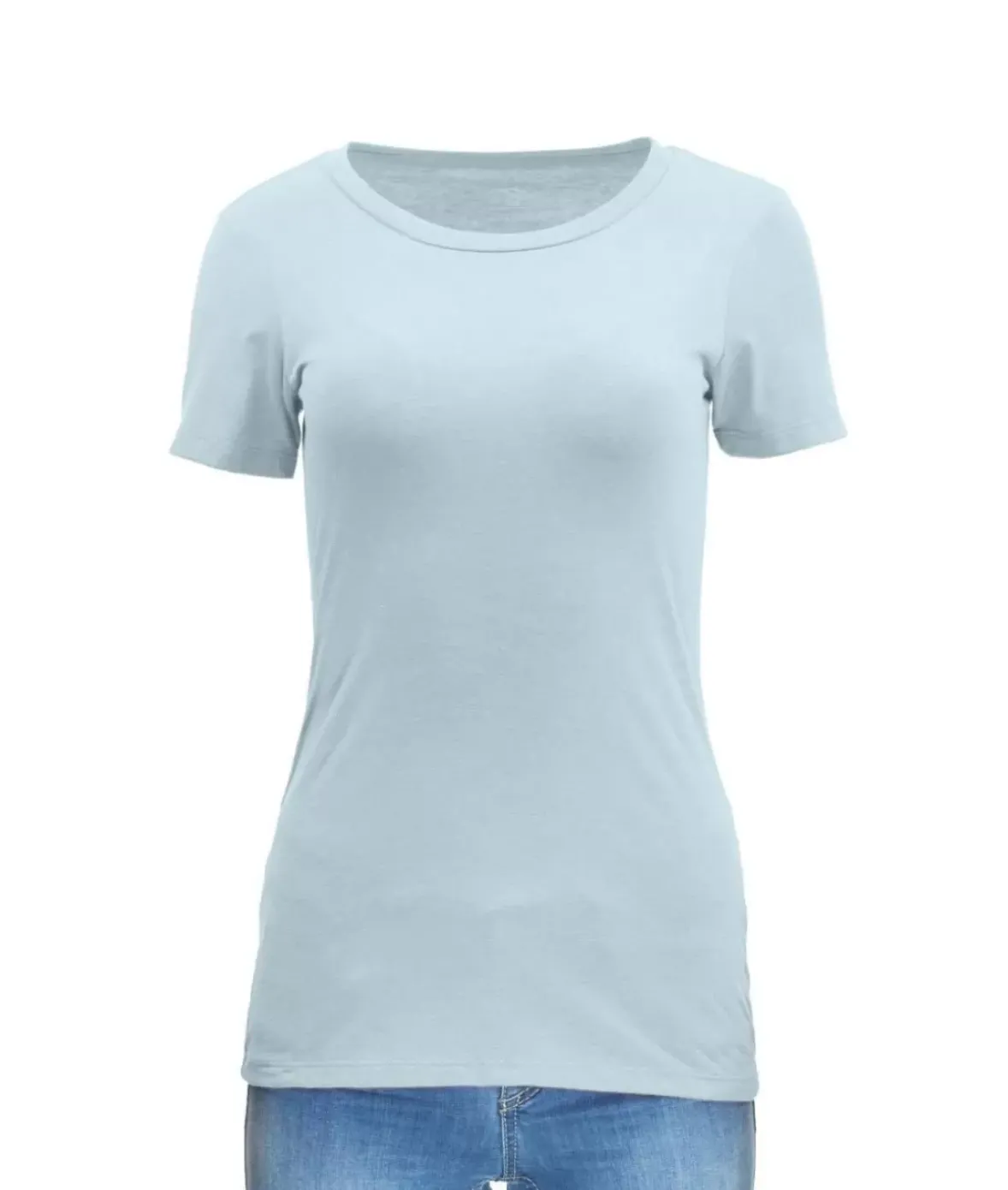 Nayked Apparel T-Shirts>Women'S Ridiculously Soft Midweight Crew Neck T-Shirt