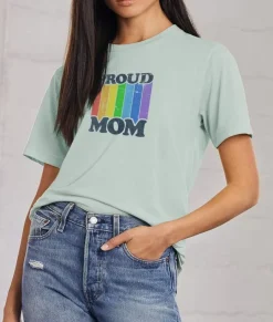 Nayked Apparel Tops>Women'S Ridiculously Soft Oversized Lightweight Graphic T-Shirt | Proud Mom