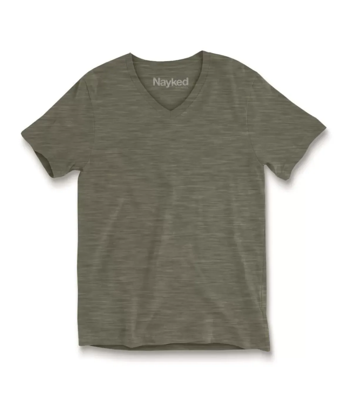 Nayked Apparel T-Shirts>Women'S Short Sleeve Slub Jersey V-Neck T-Shirt
