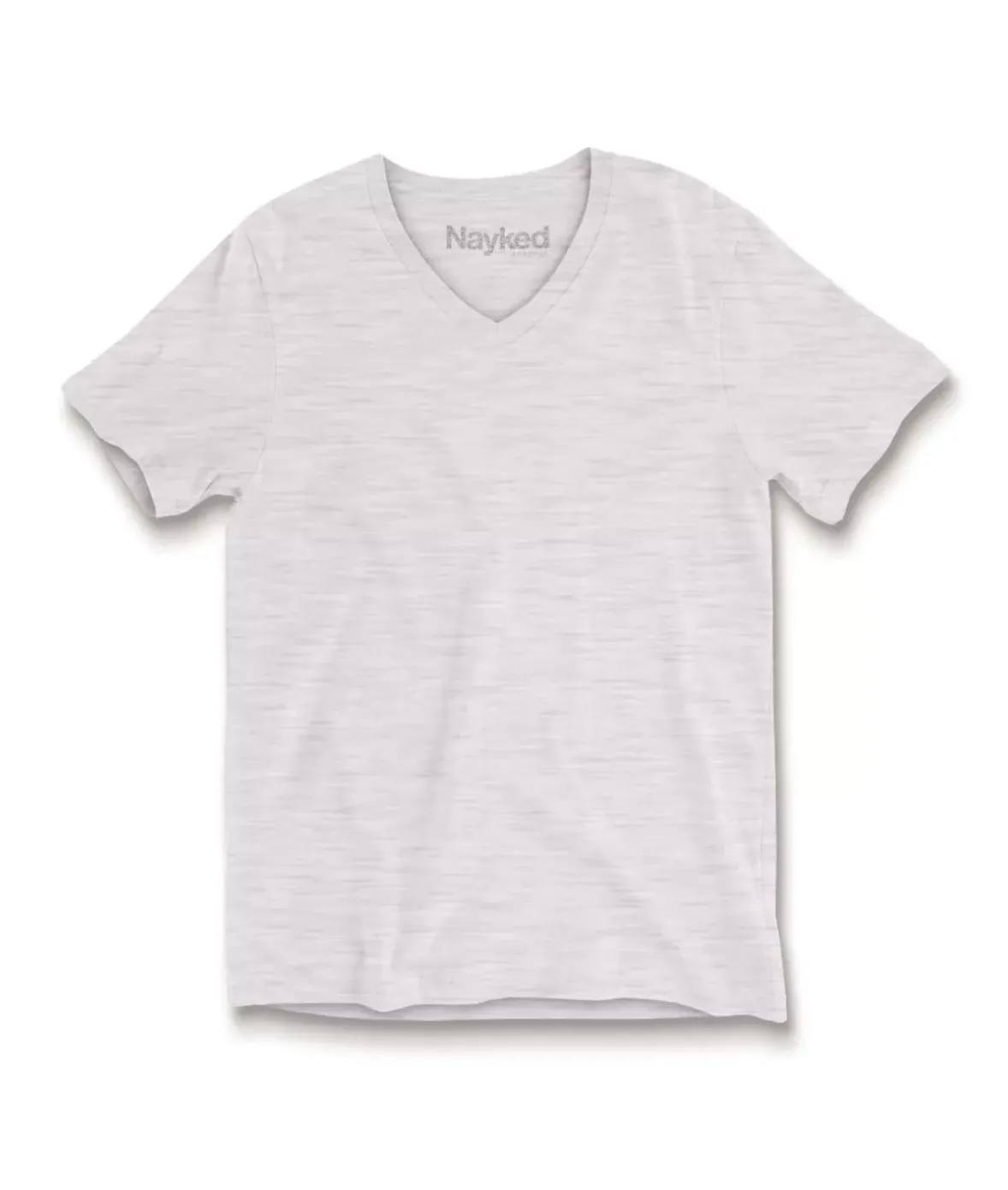 Nayked Apparel T-Shirts>Women'S Short Sleeve Slub Jersey V-Neck T-Shirt
