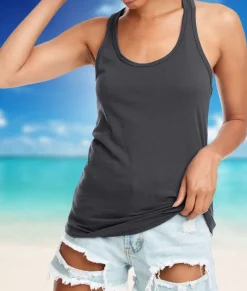 Nayked Apparel Tops>Women'S Soft Classic Racerback Tank Top