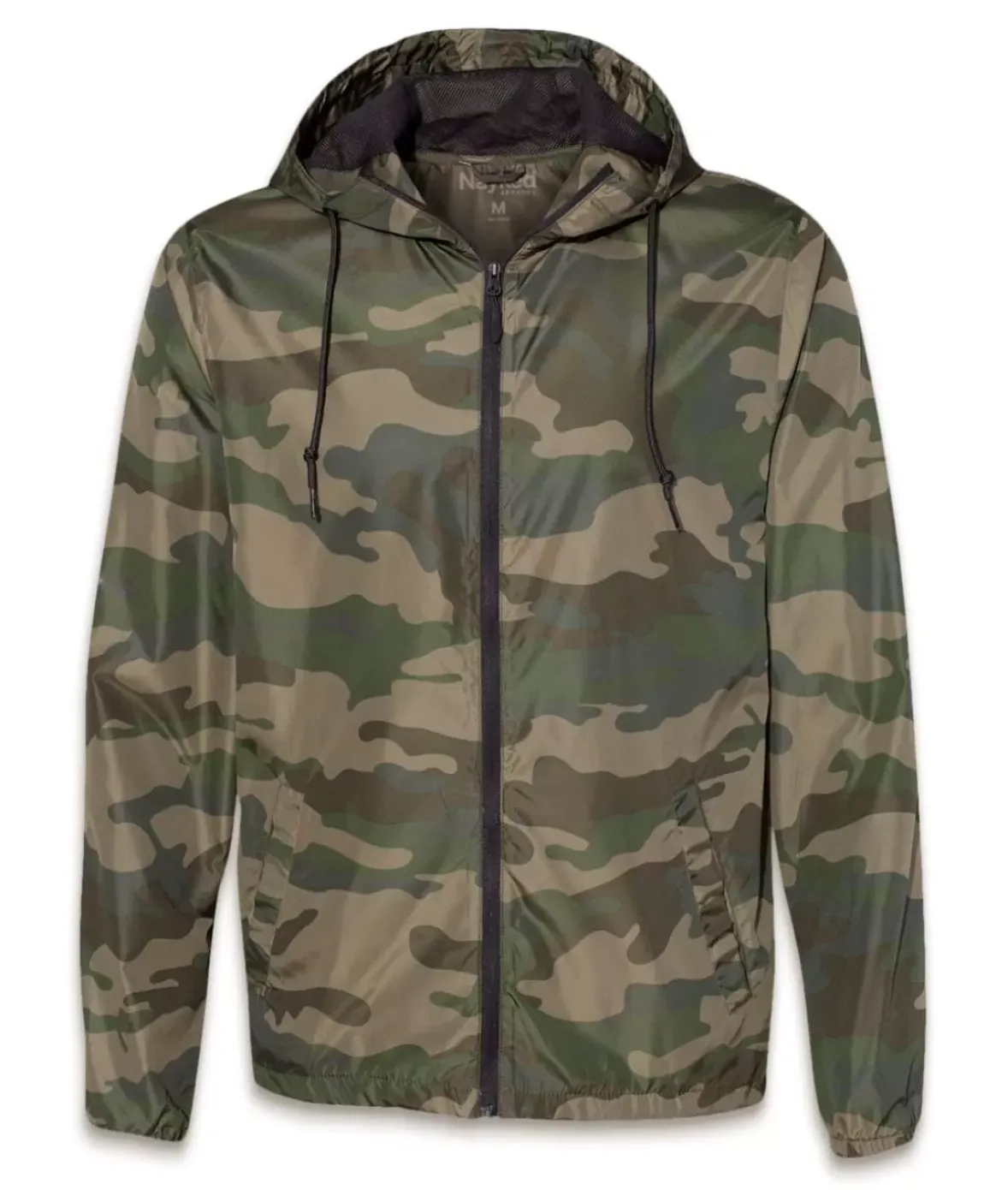 Nayked Apparel Tops>Women'S Soft Lightweight Oversized Full-Zip Windbreaker Jacket