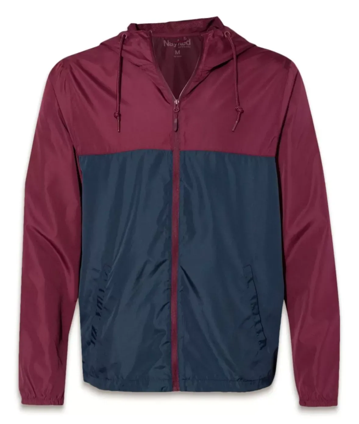 Nayked Apparel Tops>Women'S Soft Lightweight Oversized Full-Zip Windbreaker Jacket
