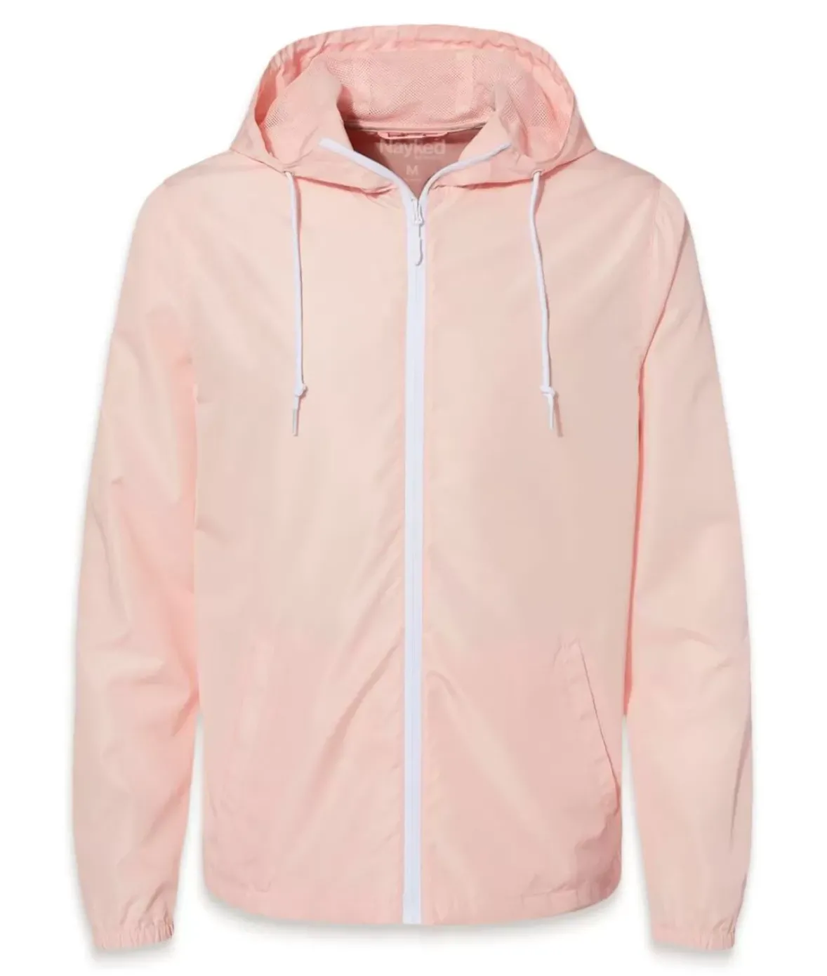 Nayked Apparel Tops>Women'S Soft Lightweight Oversized Full-Zip Windbreaker Jacket