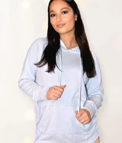 Nayked Apparel Tops>Women'S Soft Tunic Fleece Hoodie
