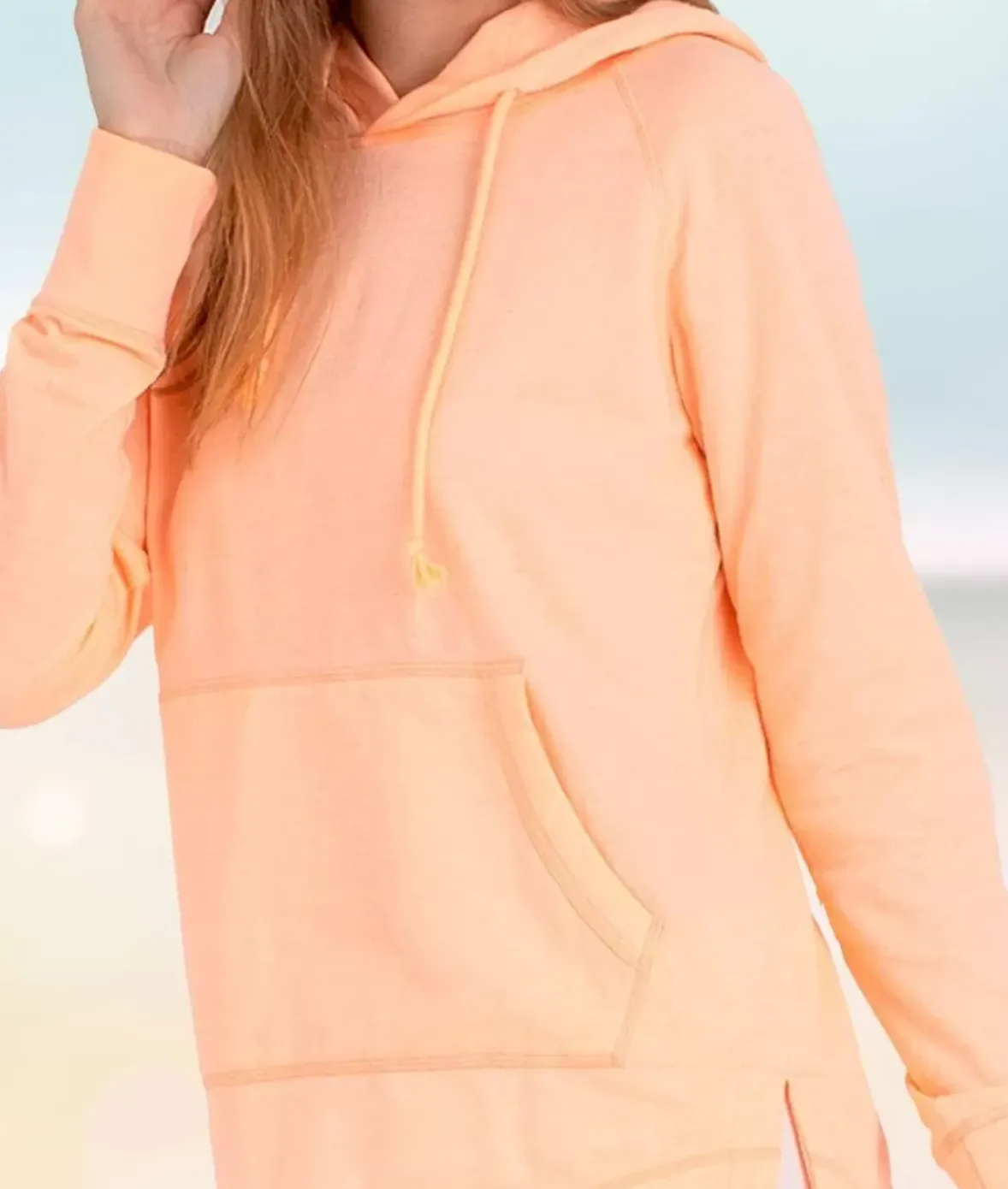 Nayked Apparel Tops>Women'S Soft Tunic Fleece Hoodie