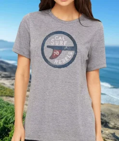 Nayked Apparel T-Shirts>Women'S Surf Rebels Triblend T-Shirt